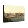 thumbnail image 1 of Canvas Print: Alster Arcade, Hamburg, Germany, circa 1890, 1 of 3