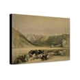 thumbnail image 1 of Canvas Print: Approach To Mount Sinai Wady Barah Feby 17th 1839, 1 of 3
