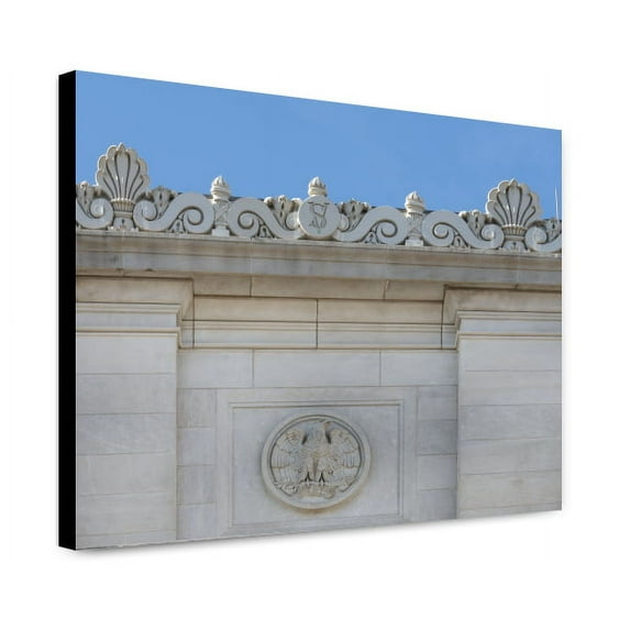 Canvas Print: Architectural Details At The Ed Edmondson Courthouse, Also Known As
