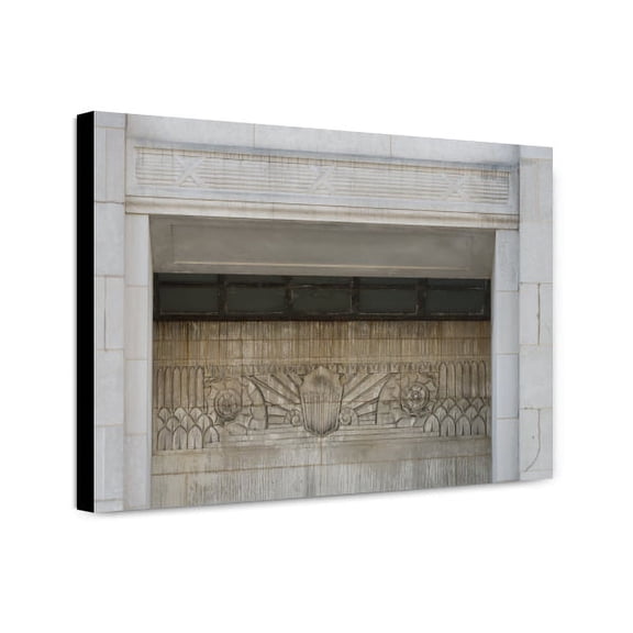 Canvas Print: Architectural Details. Federal Building And U.S. Courthouse