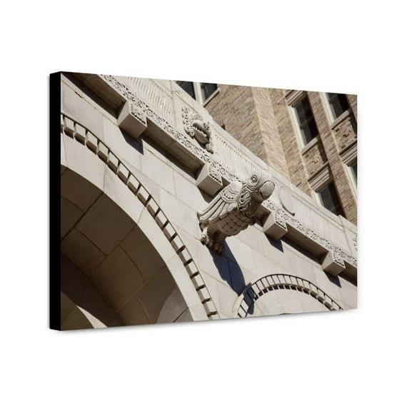 Canvas Print: Architectural Details On Apartments Buildings, Connecticut Ave.