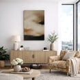 thumbnail image 1 of Canvas Print Beige Black Abstract Wall Art Neutral Modern Decorative for Living Room Bedroom - 16"x24", 1 of 8