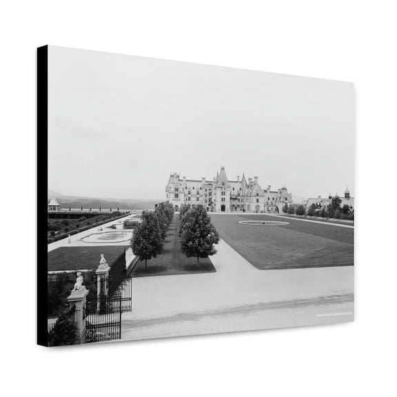 Canvas Print: Biltmore House, Biltmore i.e. Asheville, North Carolina, circa 1902