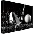 thumbnail image 1 of Canvas Print Black and White Golf Poster Wall Art Picture Golf Ball Sport Canvas Painting for Gym Living Room Wall Decor Frame Canvas, 1 of 6