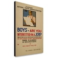 thumbnail image 1 of Canvas Print: Boys - Are You Interested In A Job? Find Out What An Occupation Has, 1 of 3