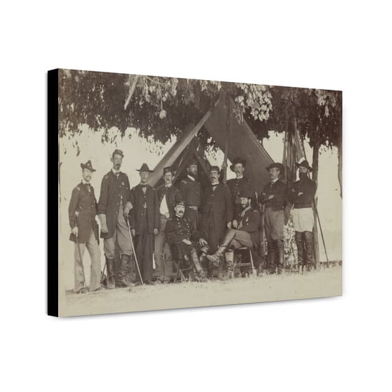 Canvas Print: Brig. General J. H. Ledlie And Staff, circa 1861