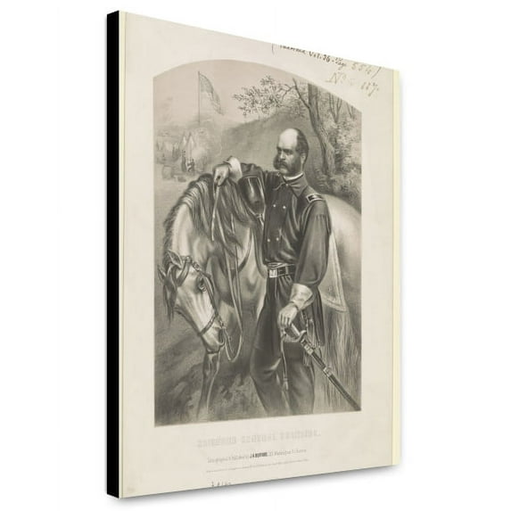 Canvas Print: Brigadier General Burnside, 1861