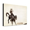 thumbnail image 1 of Canvas Print: Bucking Bronco. Ned Coy, A Famous Dakota Cowboy, Starts Out For The, 1 of 3