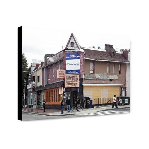 Canvas Print: Building At The Corner Of Georgia Ave. And Park Rd., NW
