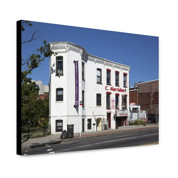 Canvas Print: Building At The Intersection Of U St. And Vermont Ave., NW