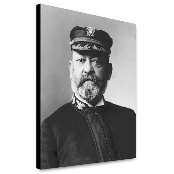 Canvas Print: Capt. James M. Miller, Head-And-Shoulders Portrait, Facing Front