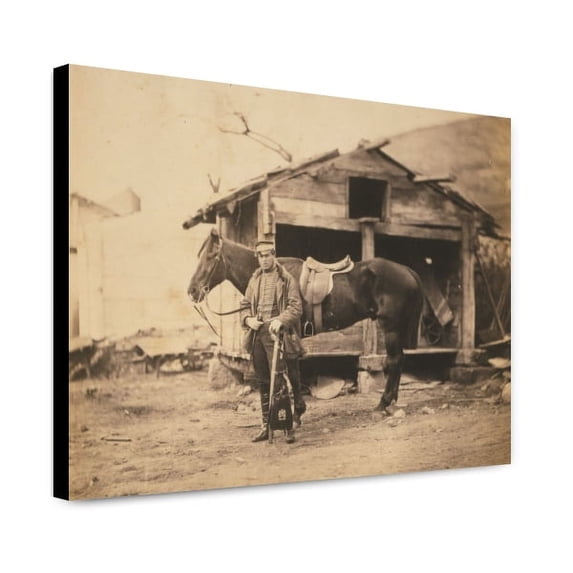 Canvas Print: Captain King, Horse Artillery, 1855