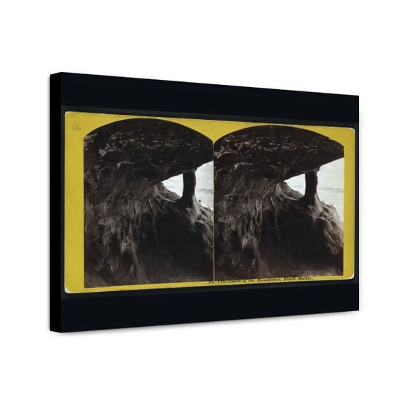 Canvas Print: Caves Of The Mountains, Black Buttes, circa 1868