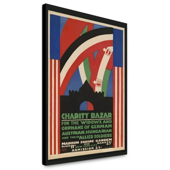 Canvas Print: Charity Bazar i.e., Bazaar For The Widows And Orphans Of German