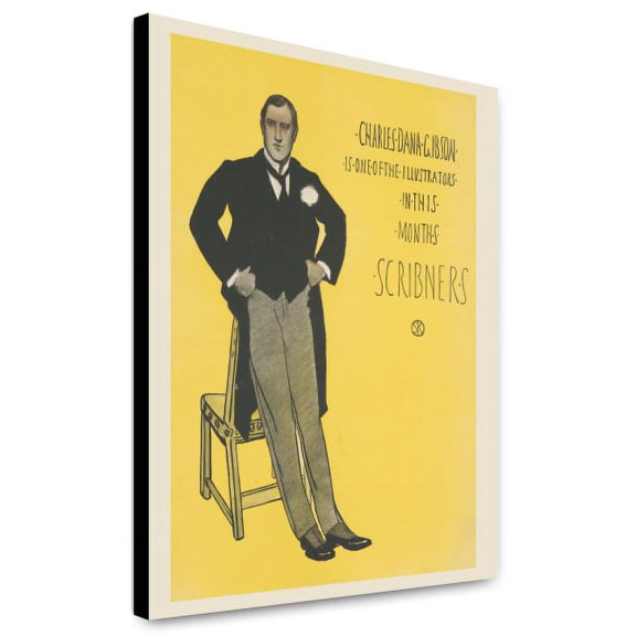 Canvas Print: Charles Dana Gibson Is One Of The Illustrators In This Month's