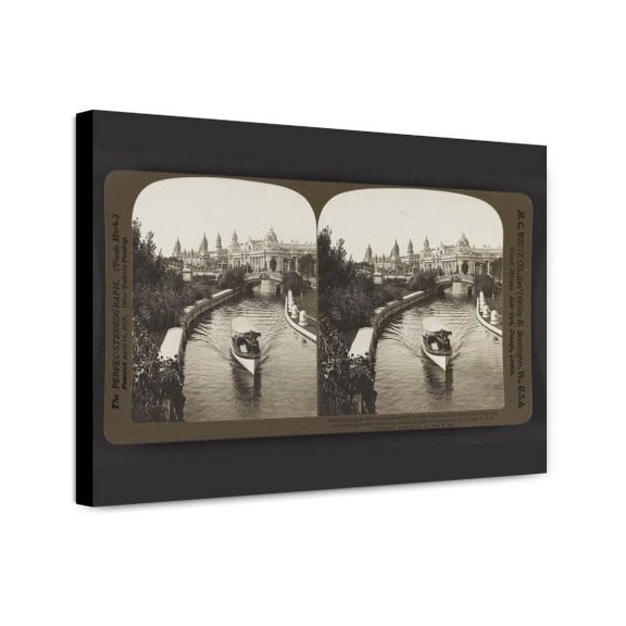 Canvas Print: Charming South Lagoon Along Cascade Gardens, Electricity And