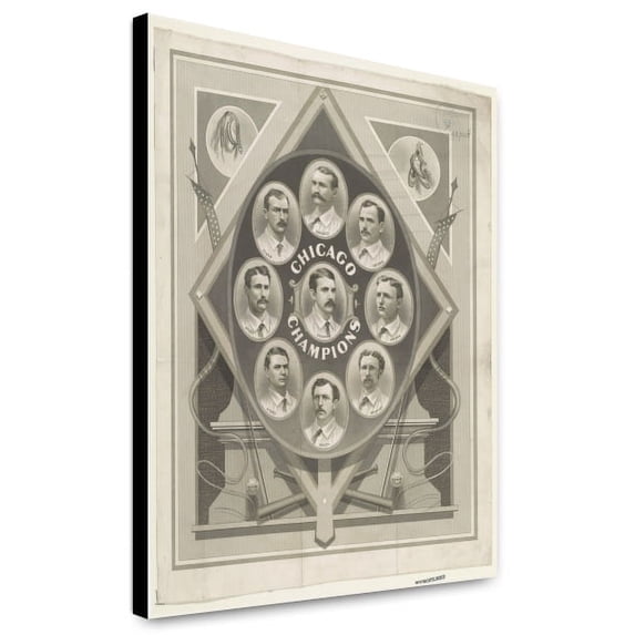 Canvas Print: Chicago Champions, 1877