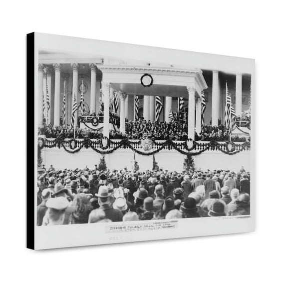 Canvas Print: Chief Justice William H. Taft Administering The Oath Of Office To