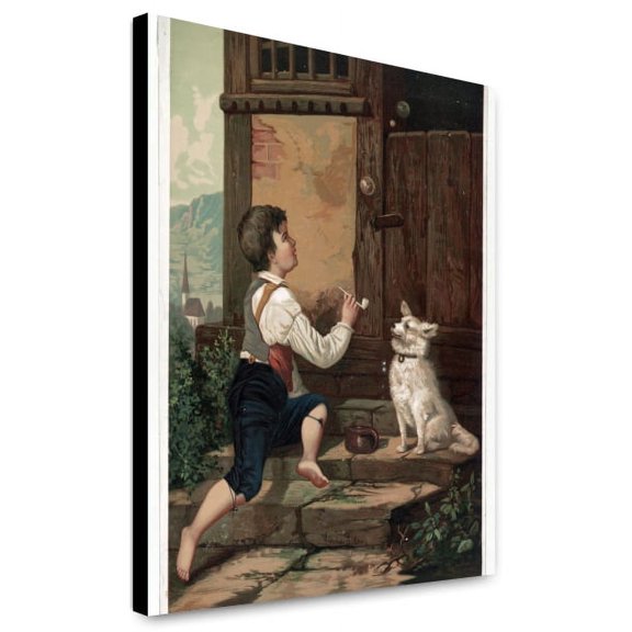 Canvas Print: Childhood's Happy Hours, 1873