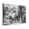 thumbnail image 1 of Canvas Print: Christopher Columbus Leaving Spain To Go To America, circa 1800, 1 of 3