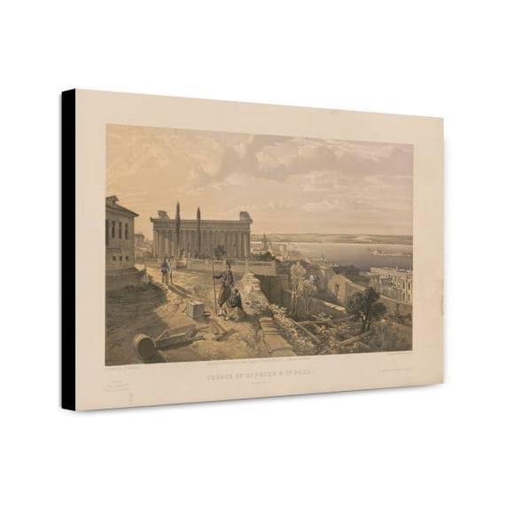 Canvas Print: Church Of St. Peter & St. Paul, 1856