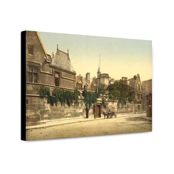 Canvas Print: Cluny Museum, Paris, France, circa 1890