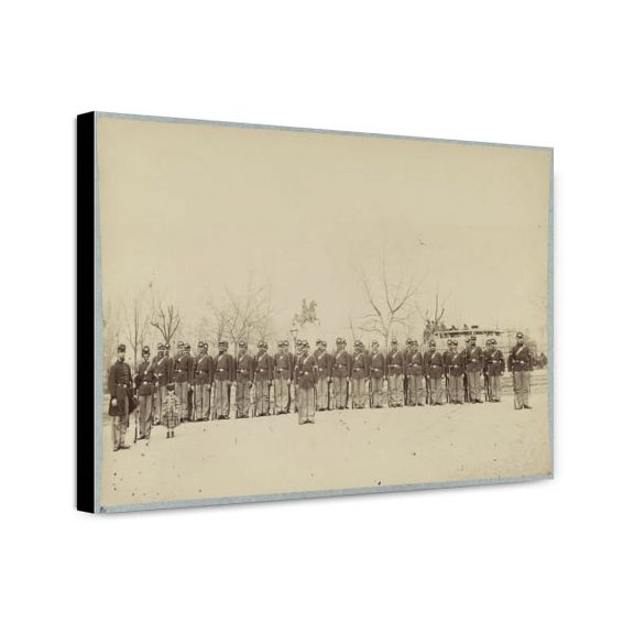 Canvas Print: Co. H, 10th Veteran Reserve Corps, Washington, D.C. April, 1865