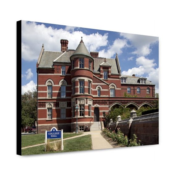 Canvas Print: College Hall, Gallaudet University, Between 6th And 9th St.