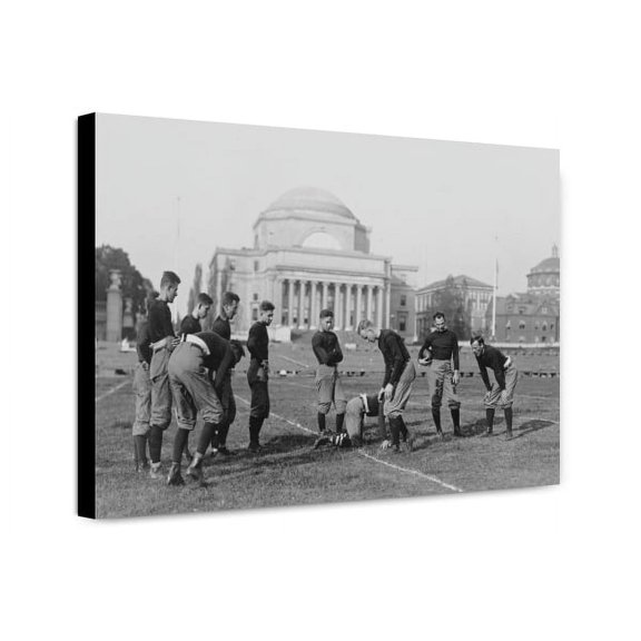Canvas Print: Columbia University Football, Metcalf Training Half-Back