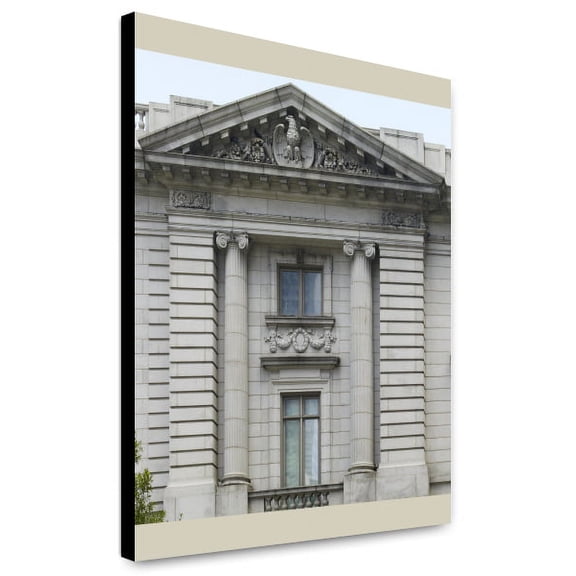 Canvas Print: Column Detail, U.S. Custom House, Houston, Texas, 2008