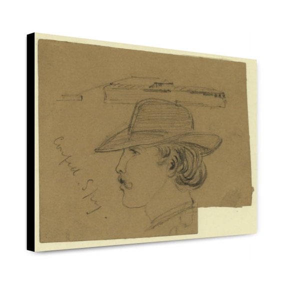 Canvas Print: Confed. Spy., circa 1860