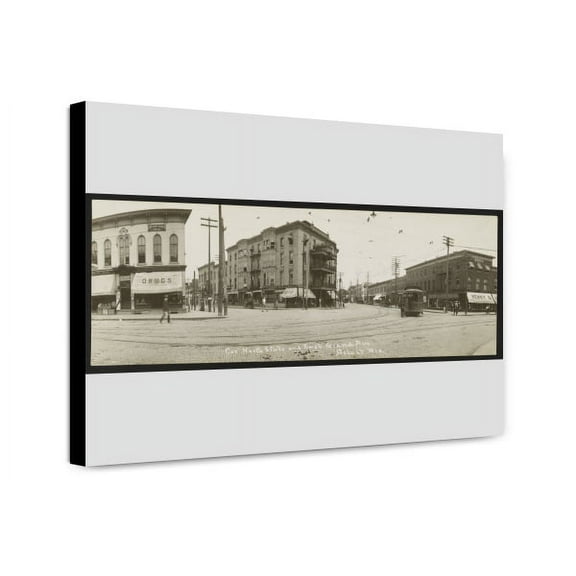 Canvas Print: Corner North State And East Grand Ave., Beloit, Wis., 1908