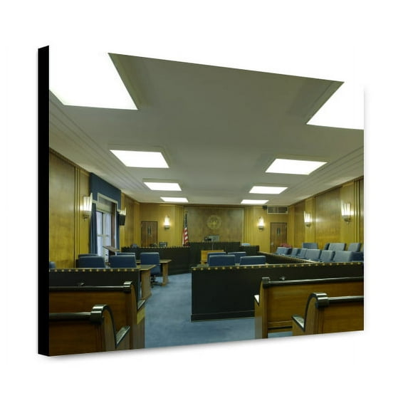 Canvas Print: Courtroom, James T. Foley U.S. Post Office And Courthouse, Albany