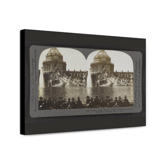 Canvas Print: Cowboy Band, Flower Parade, Louisiana Purchase Exposition, St