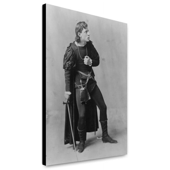 Canvas Print: Creston Clarke, Full-Length Portrait, Facing Right, Standing