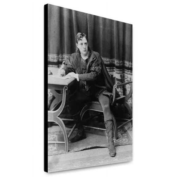 Canvas Print: Creston Clarke, Full-Length Portrait, Facing Slightly Right, Seated