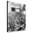 thumbnail image 1 of Canvas Print: Crowd Waiting For The Holy Fire To Come Down From Heaven, A Miracle, 1 of 3