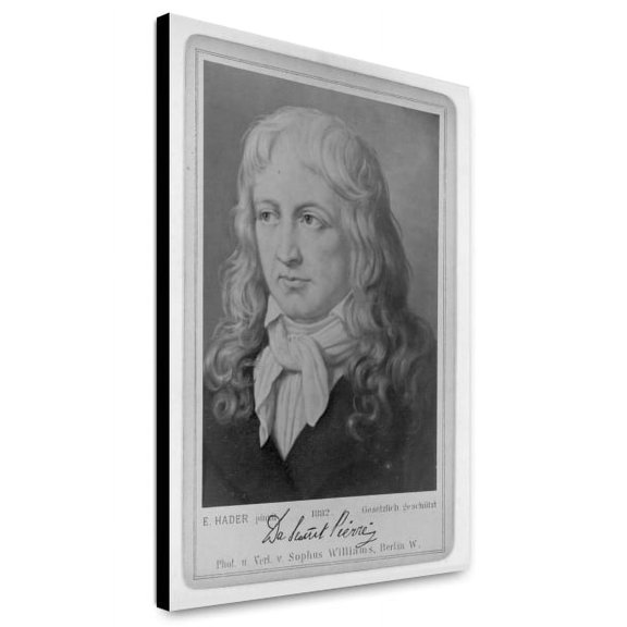 Canvas Print: De Saint Pierre, circa 1880