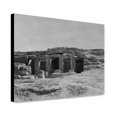 thumbnail image 1 of Canvas Print: Deir - Vue Generale Du Monument Taille Dans Le Roc, 1851, 1 of 3