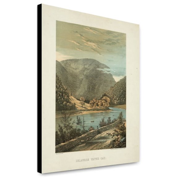 Canvas Print: Delaware Water Gap, 1856