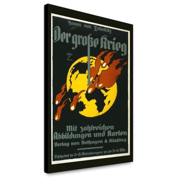 Canvas Print: Der Grosse Krieg, Von Hanns Von Zobeltitz, Mit Zahlreichen