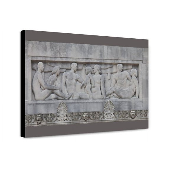 Canvas Print: Detail On The Kiel Opera House, St. Louis, Missouri, 2009