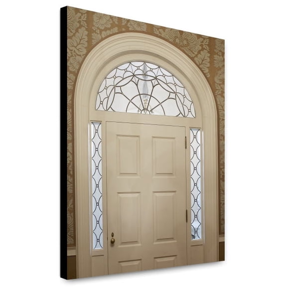 Canvas Print: Door Detail In Front Entrance Hall, Blair House, Located Across