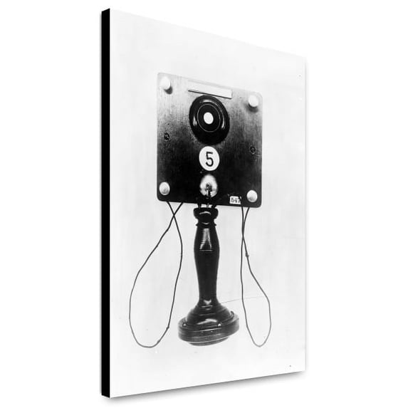 Canvas Print: Early Telephone, circa 1915