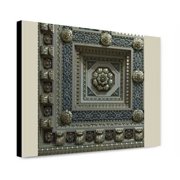 Canvas Print: East Courtroom Ceiling Detail, Howard M. Metzenbaum U.S