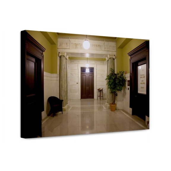Canvas Print: East Courtroom Entry With Columns, Howard M. Metzenbaum U.S