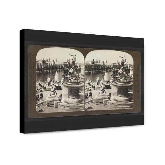 Canvas Print: Electricity And Varied Industries Bldgs., From Festival Hall
