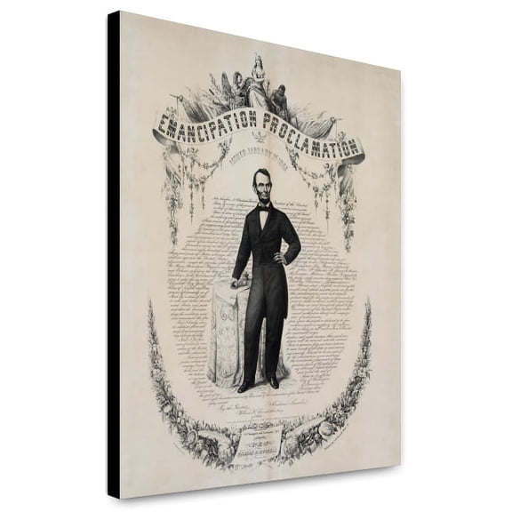Canvas Print: Emancipation Proclamation