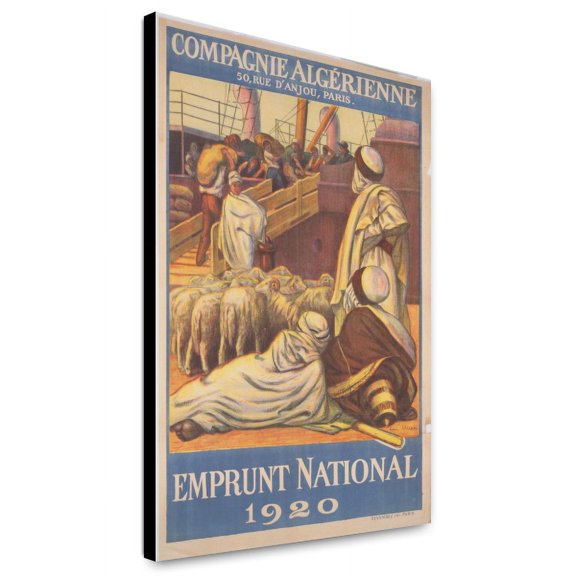 Canvas Print: Emprunt National 1920 - Compagnie Algerienne, 1920