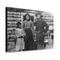 thumbnail image 1 of Canvas Print: Eskimo Father, Mother And Child, circa 1900, 1 of 3